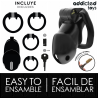 Addicted Toys Locked - Mindnight Cell Cage À Pénis Taille M